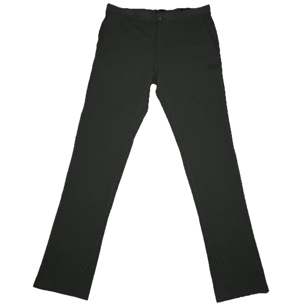 Good Man Brand Men's Drk Green Forward 5-Pocket Pant, Size M/33, Flex Pro Jersey